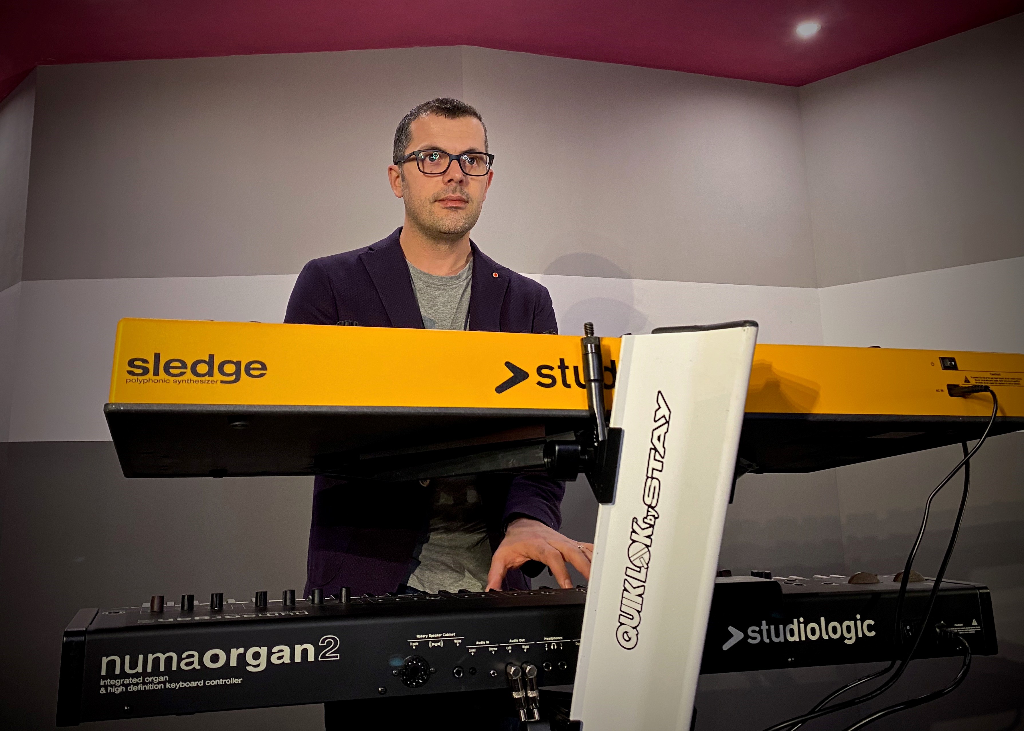 Giacomo Ferrari Live con il suo Set Up di tastiere Studiologic